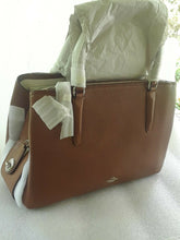 Load image into Gallery viewer, Coach 57276SVSD Brooklyn 34 Satchel Caryall, Saddle Brown
