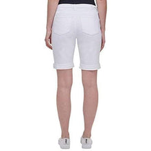 Load image into Gallery viewer, DKNY Jeans Women&#39;s Roll Cuff Denim Bermuda Shorts
