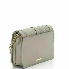 Load image into Gallery viewer, NEW REBECCA MINKOFF CHEVRON QUILTED SMALL LOVE CROSSBODY BAG (MUSHROOM)
