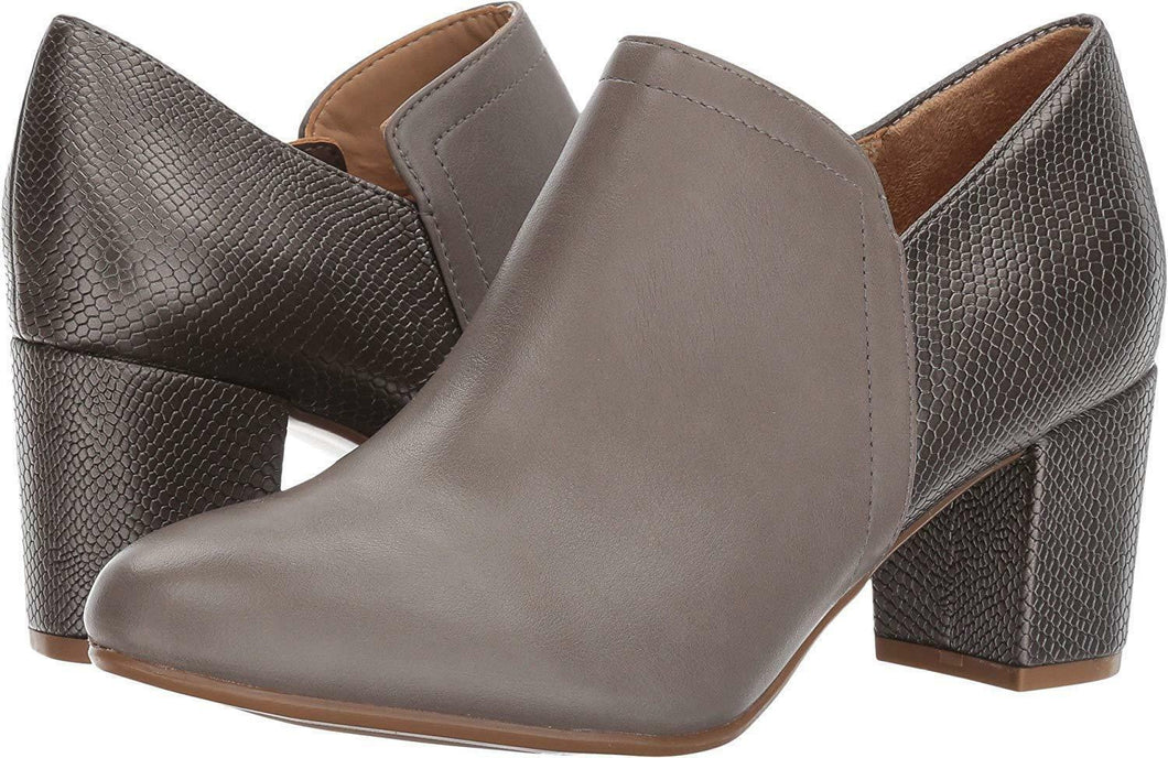 Naturalizer Womens Misha Shooties Ankle Boots Modern Grey 8.5 M US