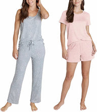 Load image into Gallery viewer, Eddie Bauer Womens 4-Piece Pajama Set
