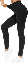 Load image into Gallery viewer, THE GYM PEOPLE Thick High Waist Yoga Pants with Pockets, Black, S
