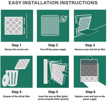 Load image into Gallery viewer, Filterbuy 19x20x4 / 19x20x5 Air Filter MERV 11, Pleated Replacement HVAC AC Furnace Filter
