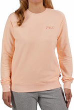 Load image into Gallery viewer, Fila Womens Midweight French Terry Crewneck Long Sleeve Sweatshirt
