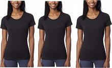 Load image into Gallery viewer, 32 Degrees Cool Women&#39;s 3 Pack Short Sleeve Scoop Neck T-Shirts
