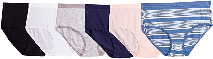 Splendid Women's Super Soft Brief Underwear Panty, Multipack Small