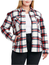 Load image into Gallery viewer, Sage Collective Women&#39;s Long Sleeve Plaid Super Plush Sherpa Lined Fleece Shirt Jacket with Pockets
