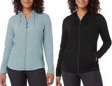 Load image into Gallery viewer, 32 DEGREES Womens Full Zip Hoodie, 2-Pack
