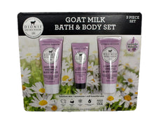 Load image into Gallery viewer, Dionis Goat Milk Lavender Blossom Bath and Body 3 Pack Set
