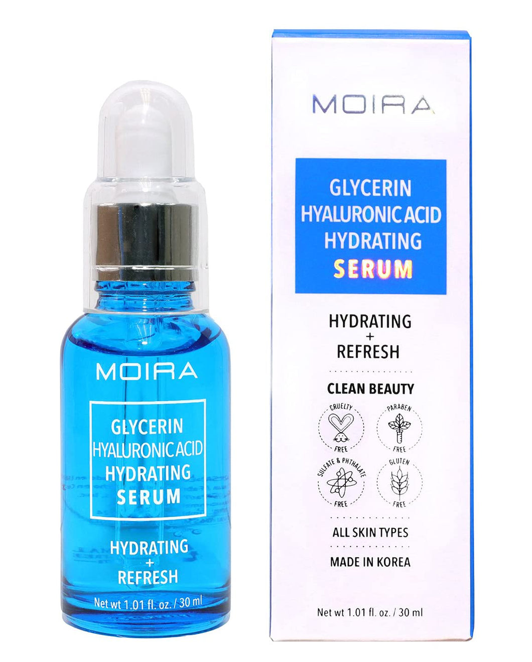 Moira Glycerin Hyaluronic Acid Hydrating Serum 1oz