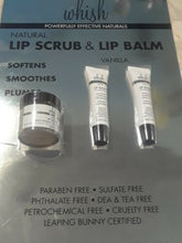 Load image into Gallery viewer, Whish Natural Lip Scrub &amp; Lip Balm Vanilla Set
