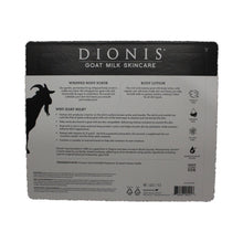 Load image into Gallery viewer, Dionis Goat Milk Bath &amp; Body 3 Piece Set Vanilla Bean
