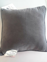 Load image into Gallery viewer, Sparrow &amp; Wren Letter Needlepoint Decorative Pillow, 12 x 12, Ivory / Gray

