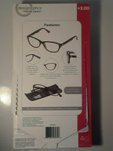 Load image into Gallery viewer, Design Optics by Foster Grant Jana Full Rim Plastic 3 Reading Glasses Open Box
