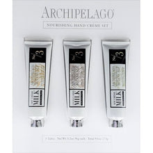 Load image into Gallery viewer, Archipelago Nourishing 3.2 Ounce Hand Creme Set (3 Tubes)
