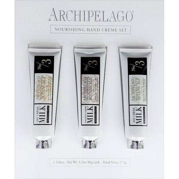 Archipelago Nourishing 3.2 Ounce Hand Creme Set (3 Tubes)