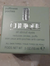 Load image into Gallery viewer, Clinique All About Eyes anti puffiness poches cream 0.5oz
