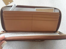 Load image into Gallery viewer, Michael Kors Money Pieces Leather Continental Wallet Acorn Brown NEW NWT
