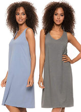 Load image into Gallery viewer, Felina | Cotton Modal Stretch Sleep Dress | 2-Pack
