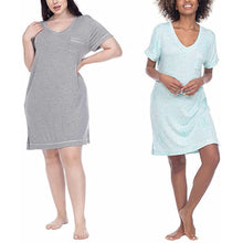 Load image into Gallery viewer, Honeydew Ladies&#39; 2-Pack Sleep Shirt
