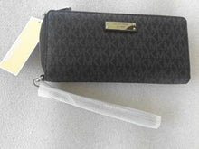 Load image into Gallery viewer, Michael Kors Jet Set Travel Logo Continental Wallet Black 32S7STTE9B-001 *NWT*
