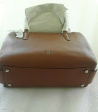 Load image into Gallery viewer, Coach 57276SVSD Brooklyn 34 Satchel Caryall, Saddle Brown
