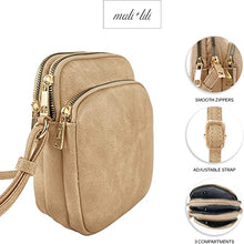 Load image into Gallery viewer, Mali + Lili, Josie Triple Compartments Crossbody Bag for Women
