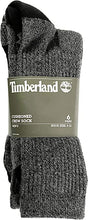 Load image into Gallery viewer, Timberland Men&#39;s Everyday Crew Sock, 6-pair - Grey
