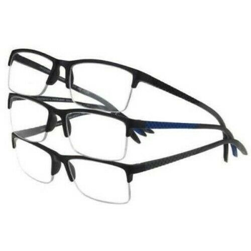 DesignOpticts by Foster Grant semi-rimless plastic reading glasses Newopenbox