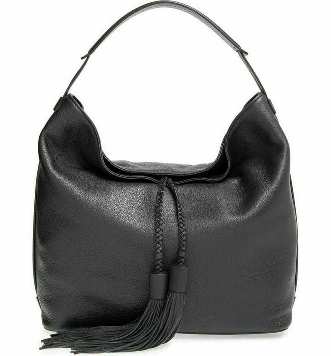 REBECCA MINKOFF ISOBEL Leather Hobo Bag - Purse Handbag Black HS16IMOH13