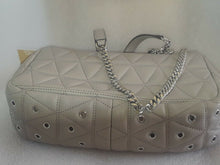 Load image into Gallery viewer, Michael Kors Sloan Studded Shoulder Bag Pearl Grey NWT
