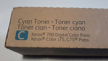 Load image into Gallery viewer, Xerox 006R01376 Cyan Toner Cartridge 700 Digital Color Press Genuine Sealed OEM
