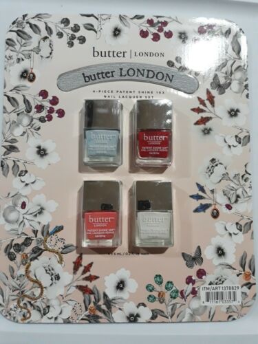 Butter London Feel Good Beauty 4 piece patent shine 10X Nail Lacquer Set