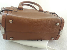 Load image into Gallery viewer, Coach Swagger 27 Top Zip Mixed Leather Satchel Gunmetal Light Saddle NoTags
