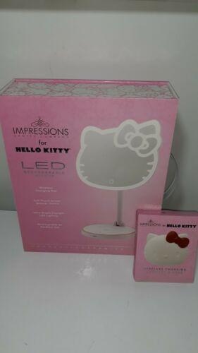 Hello Kitty LED Rechargeable Makeup Mirror and Wireless Compact LED Mirror