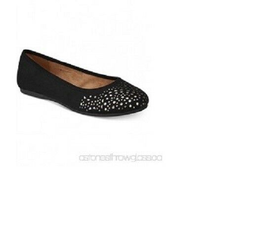 Style Co Averlay Studded womens Flats Black 5M