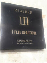 Load image into Gallery viewer, RealHer Eyeshadow Palette Set III -I feel Beautiful -Violet Palette New Sealed
