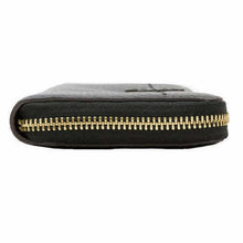 Load image into Gallery viewer, Tory Burch McGraw Zip Continental Black Pebbled Leather Wallet #41847 #2 (2763)
