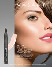 Load image into Gallery viewer, Instant Pick Me Up Liquid Luminizer Brightening Pen Universal Champagne Highlighter for Cheeks and Eyes
