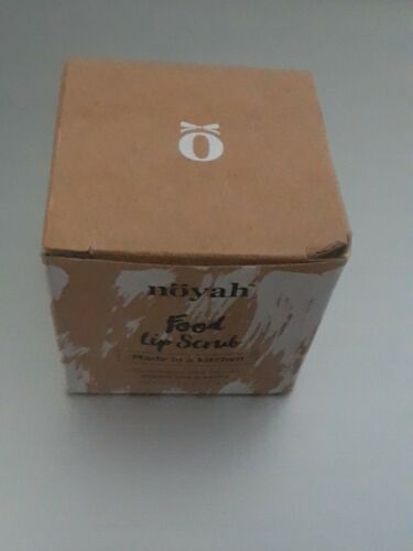 Noyah Food Grade Lip Scrub Peppermint and Vanilla 0.5 oz New in box