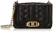 Load image into Gallery viewer, Rebecca Minkoff Women&#39;s Mini Love Cross Body Bag, Black/Gold
