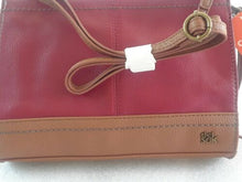 Load image into Gallery viewer, The SAK Women&#39;s Iris Demi Clutch Scarlet Block Purse Convertible Crossbody NWT
