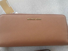 Load image into Gallery viewer, Michael Kors Money Pieces Leather Continental Wallet Acorn Brown NEW NWT

