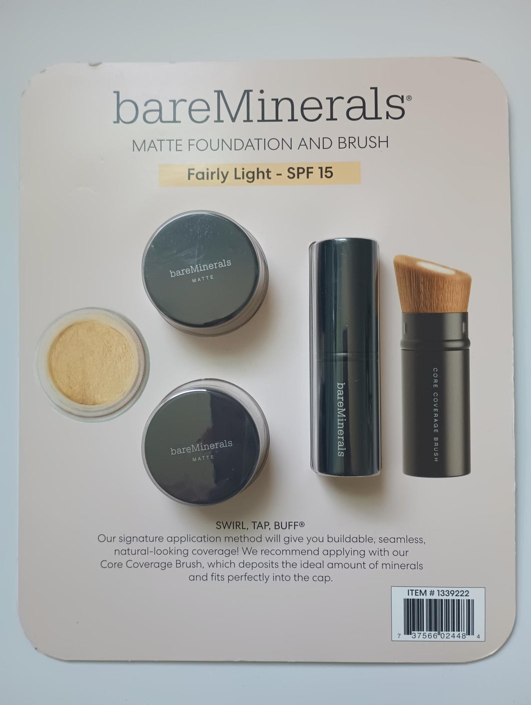 bareMinerals Matte Foundation And Brush SPF 15