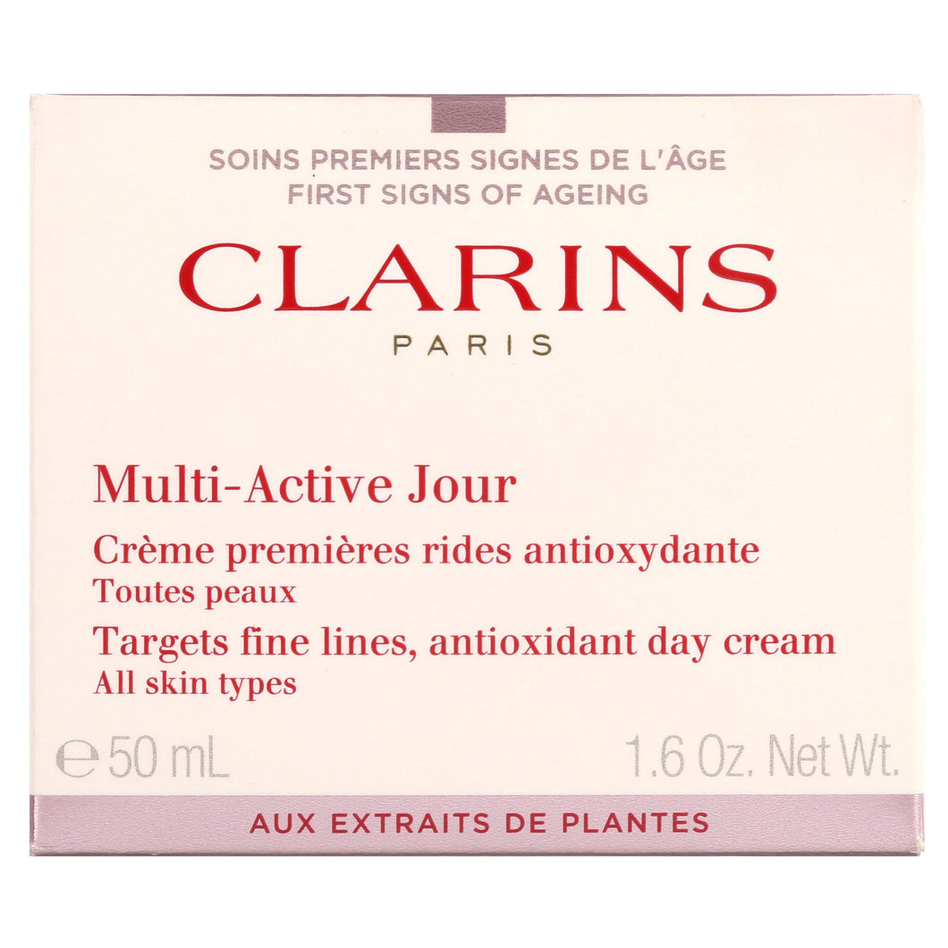 Clarins Multi-Active Jour Antioxidant Day Face Cream, All Skin Types, 1.6oz