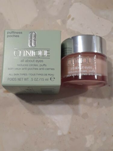 Clinique All About Eyes anti puffiness poches cream 0.5oz