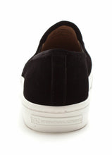 Load image into Gallery viewer, INC International Concepts Womens Sammee Slip-On Sneaker Black Velvet 6M
