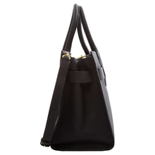 Load image into Gallery viewer, TORY BURCH NWT $598 Black Gemini Link Leather Tote Handbag Bag
