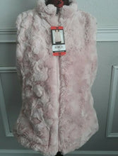 Load image into Gallery viewer, Nicole Miller Women’s Original Faux Fur Reversible Vest Medium M Blush New w/tag
