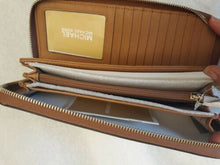 Load image into Gallery viewer, Michael Kors Large Travel Leather Continental Wallet NWT
